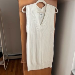 Abercrombie & Fitch Cream Knit Tunic